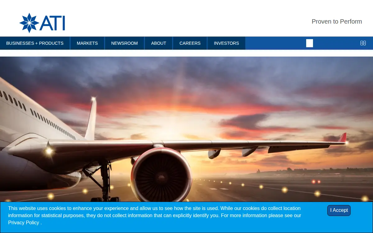 Homepage of Ati Ladish LLC