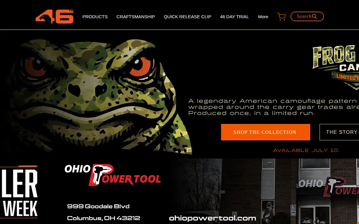 Homepage of Atlas 46 LLC