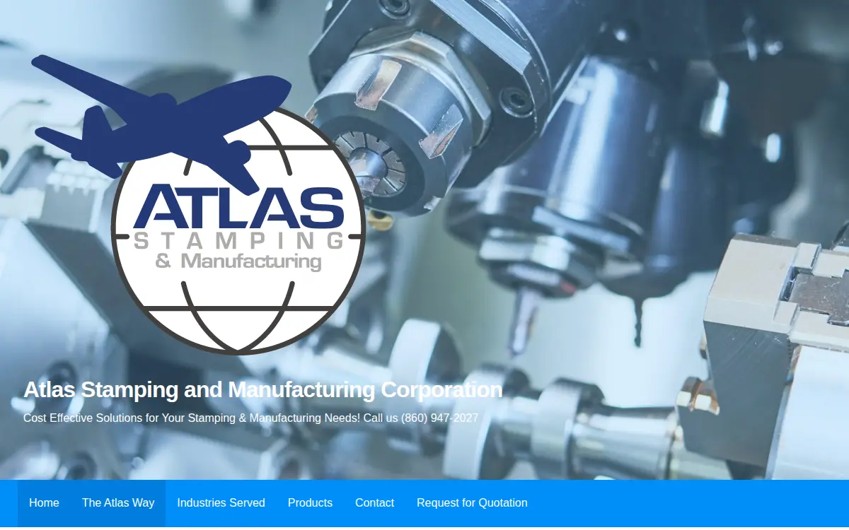 Homepage of Atlas Stamping & Manufacturing CORP