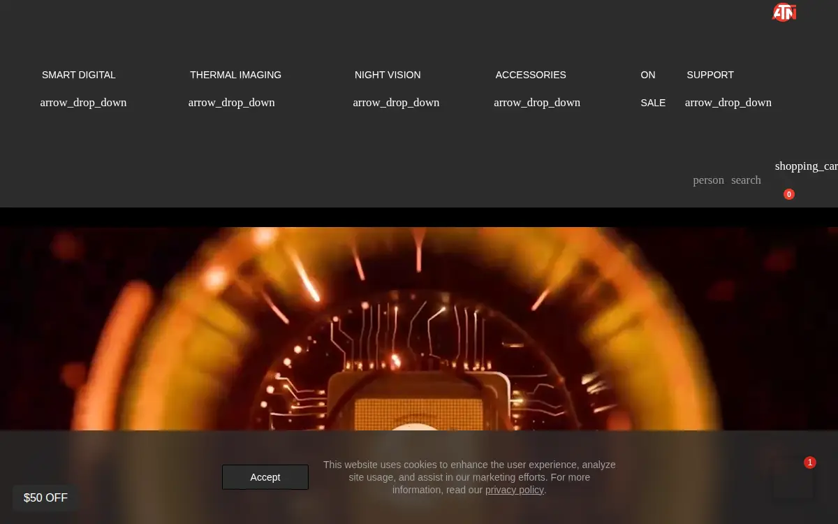 Homepage of American Technology Network, CORP
