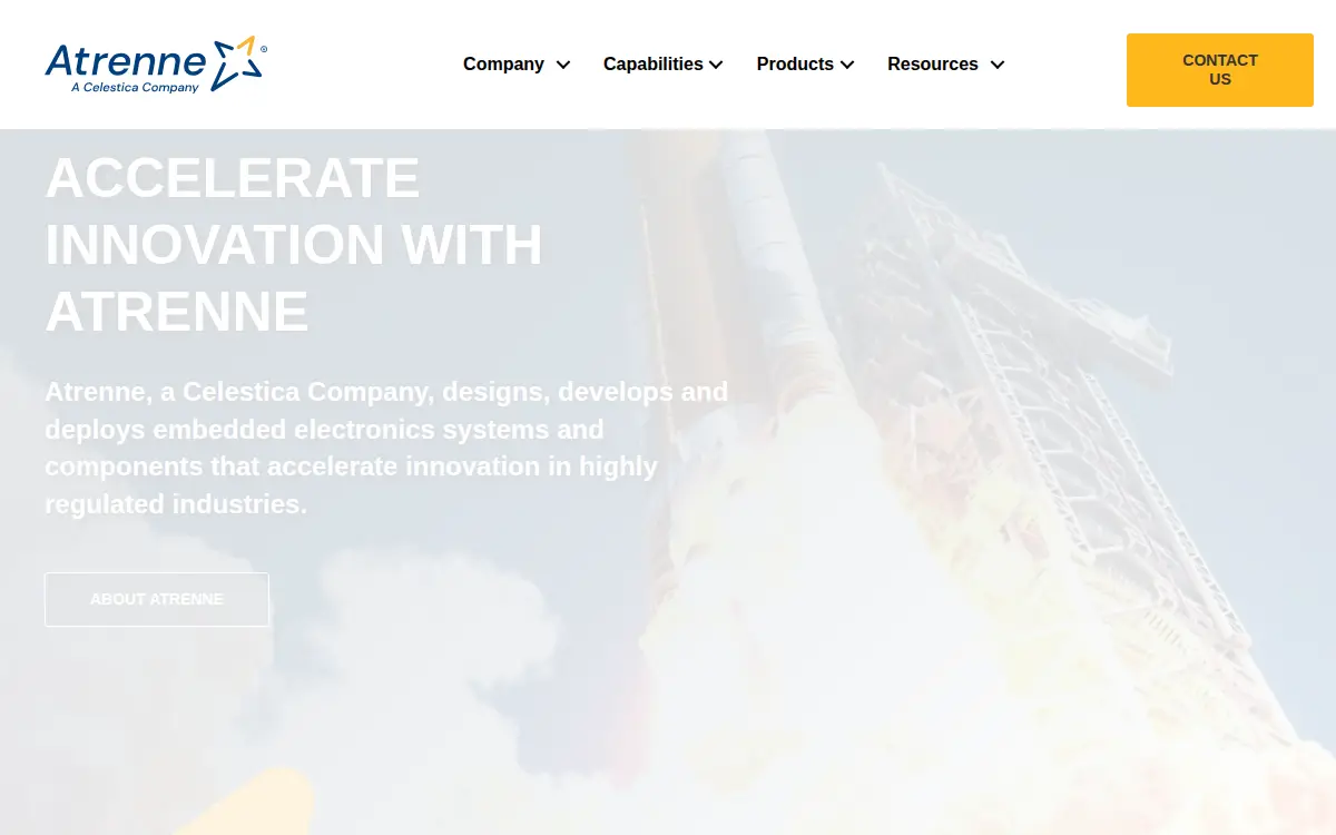 Homepage of Atrenne Computing Solutions, LLC