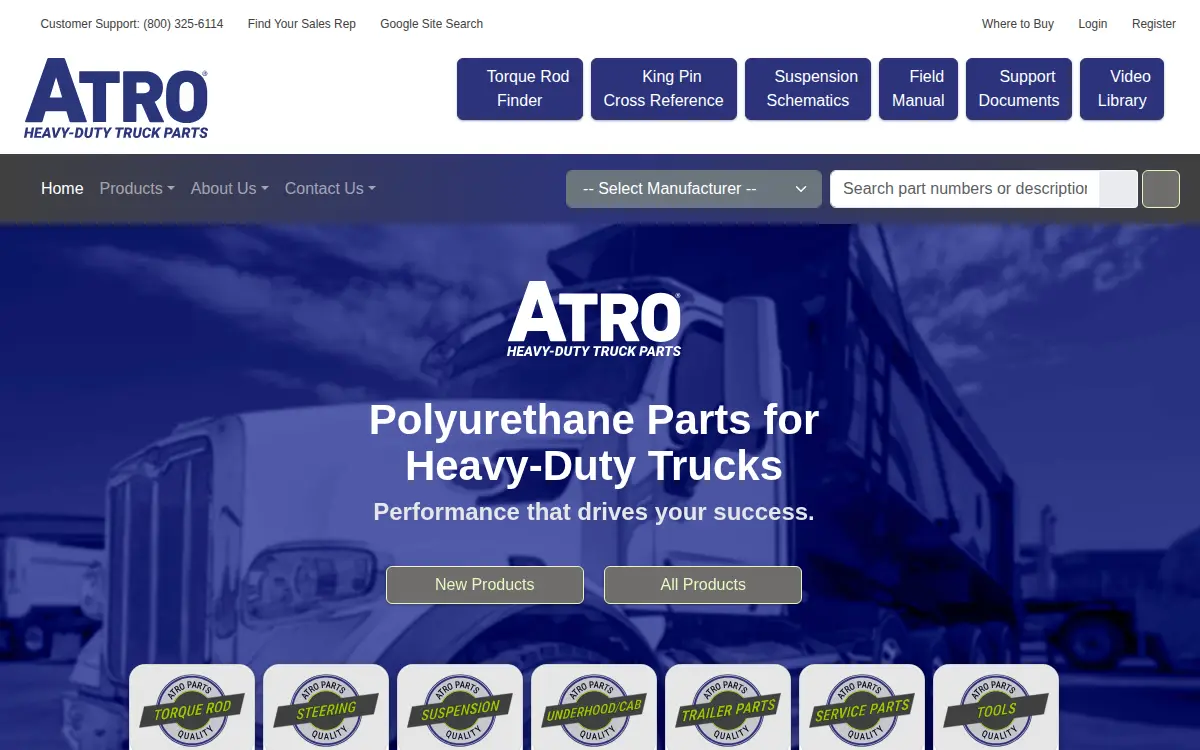 Homepage of Atro Engineered Systems, INC.