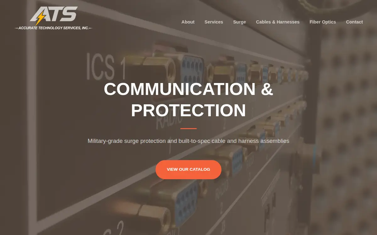Homepage of Ats Accurate Technology Services, INC.