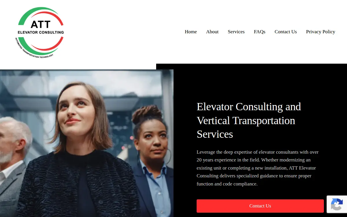 Homepage of Att Elevator Consulting LLC