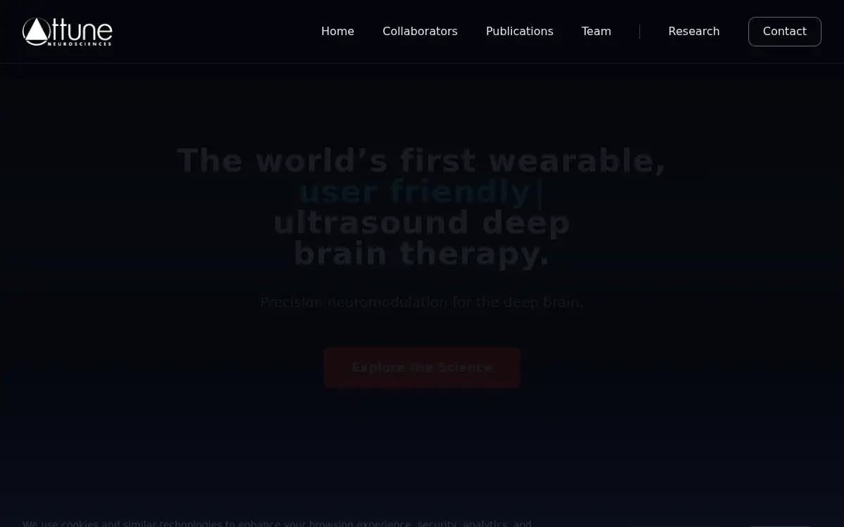 Homepage of Attune Neurosciences, INC.