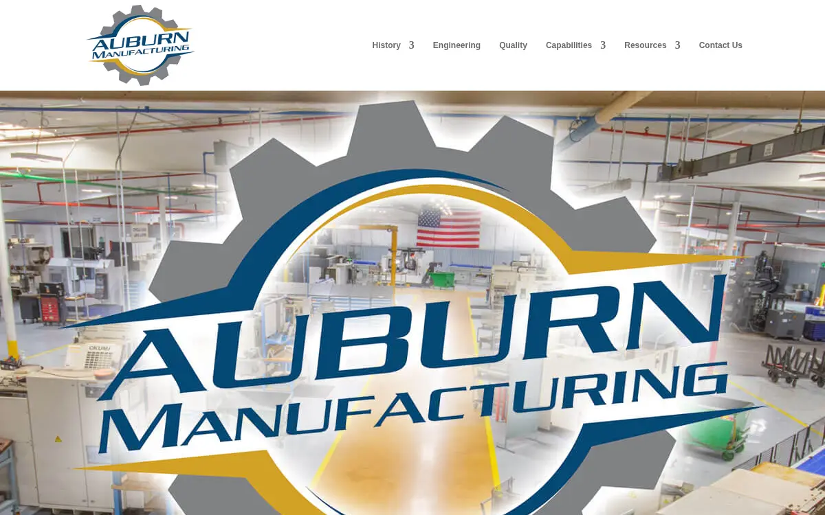Homepage of Auburn Manufacturing, INC