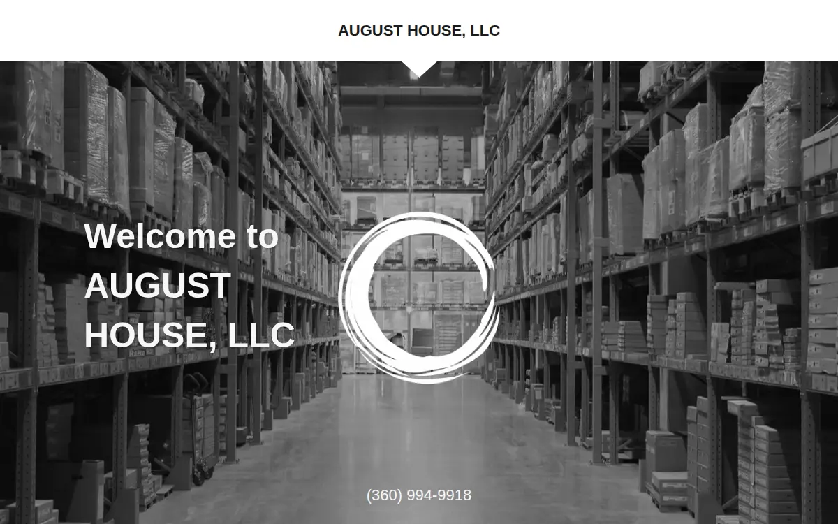 Homepage of August House LLC