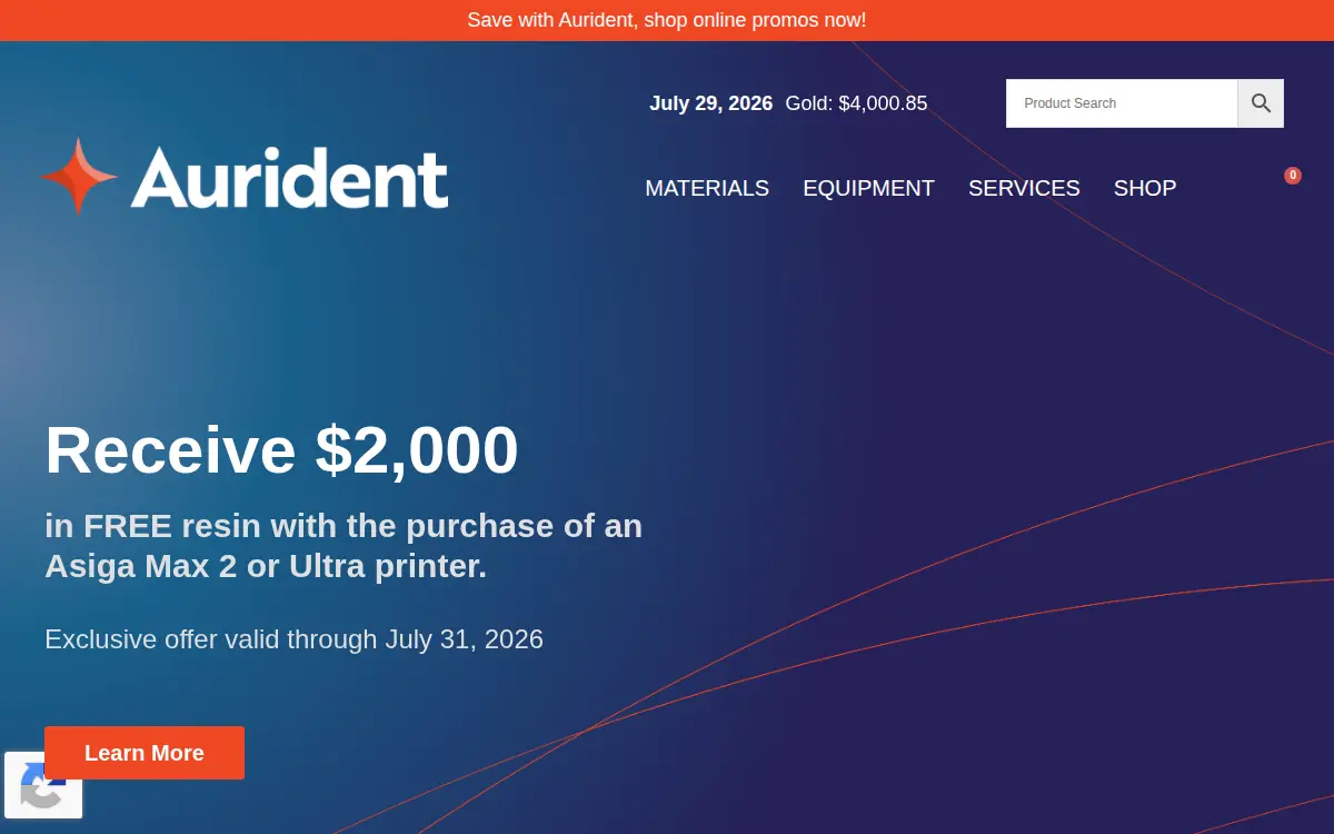 Homepage of Aurident Incorporated