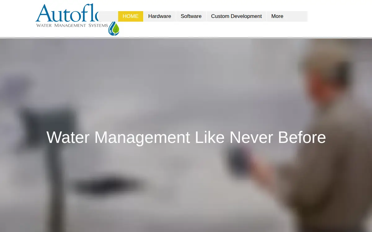 Homepage of Autoflow LLC