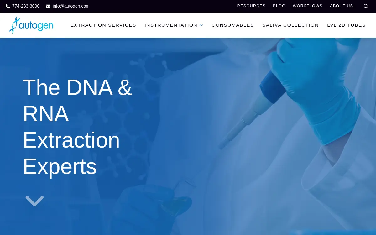 Homepage of Autogen INC.