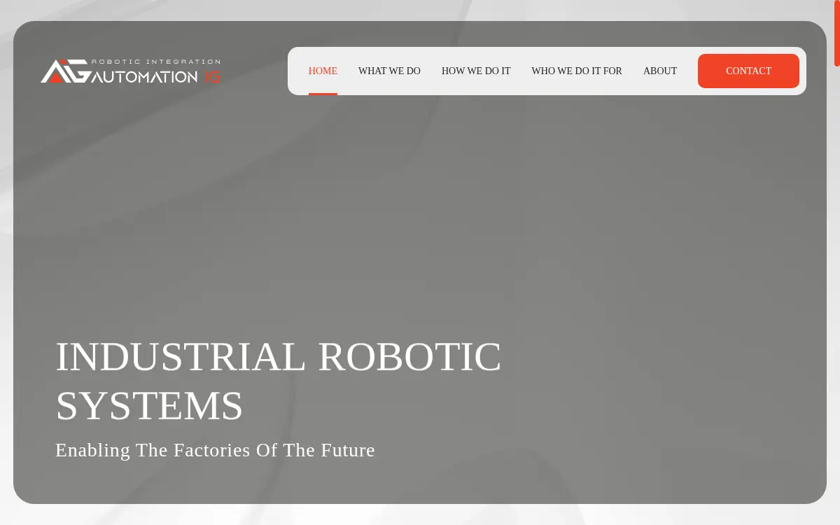 Homepage of Automation Industrial Group, LLC