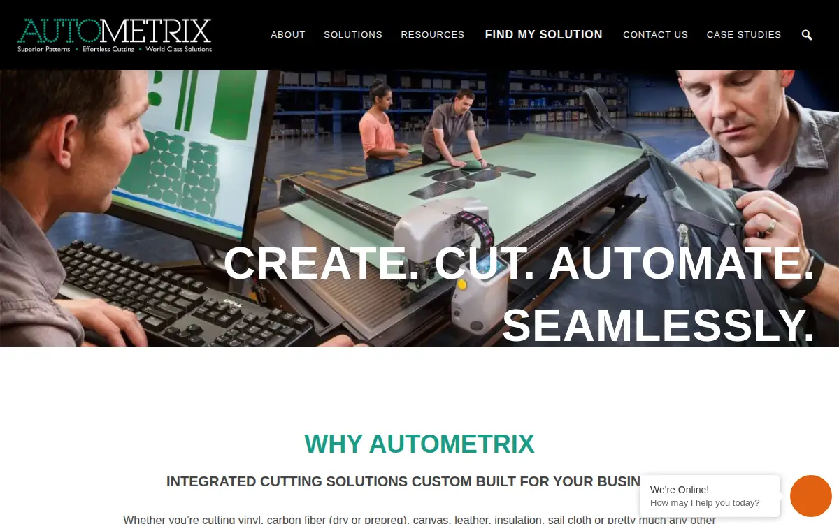 Homepage of Autometrix INC