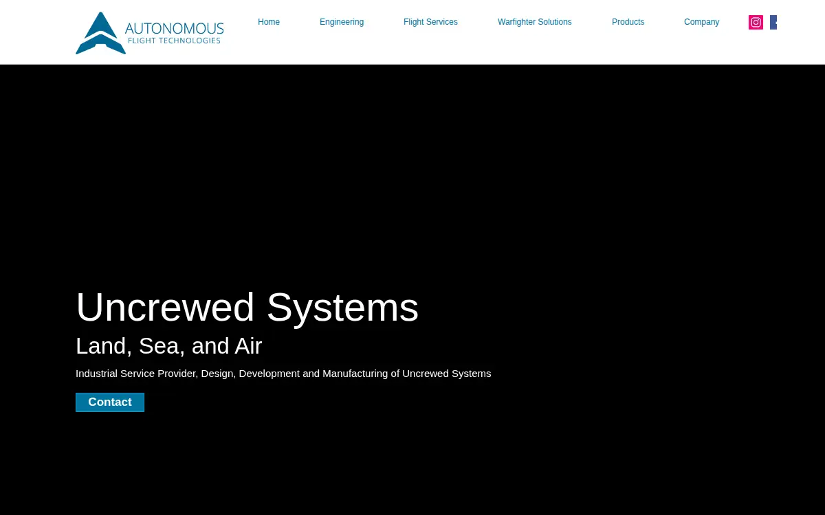 Homepage of Autonomous Flight Technologies, INC.