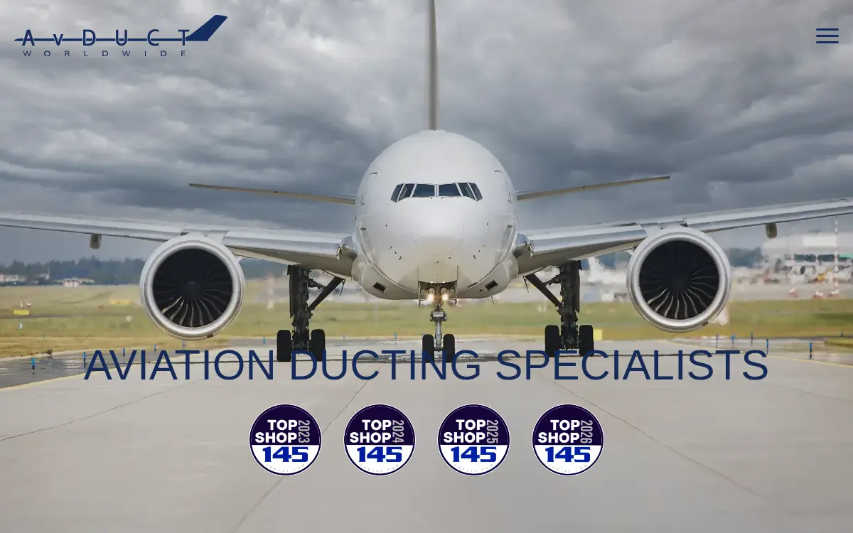 Homepage of Commercial Aircraft Ducting, INC.