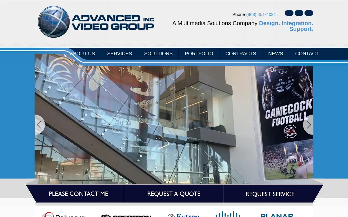 Homepage of Advanced Video Group INC