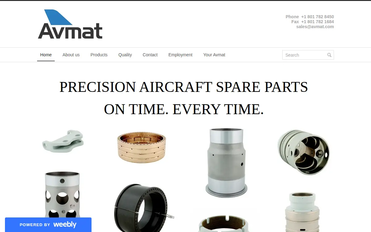 Homepage of Aviation Materials Management, INC.
