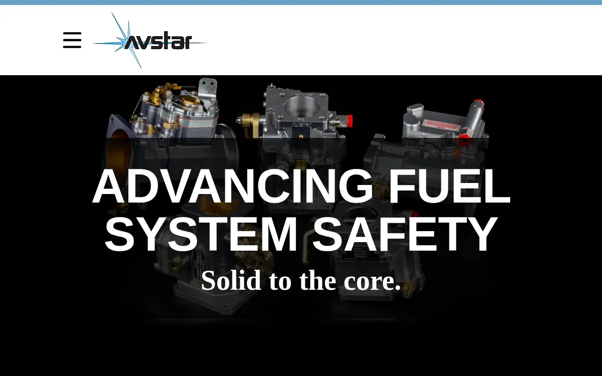 Homepage of Avstar Fuel Systems INC