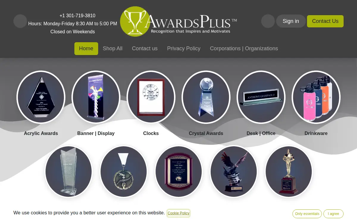 Homepage of Maccrory Enterprises, INC.