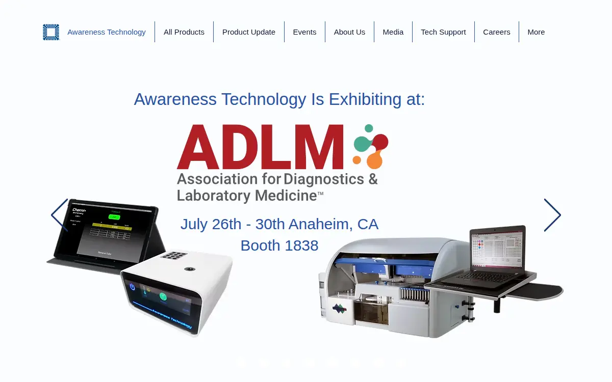 Homepage of Awareness Technology INC