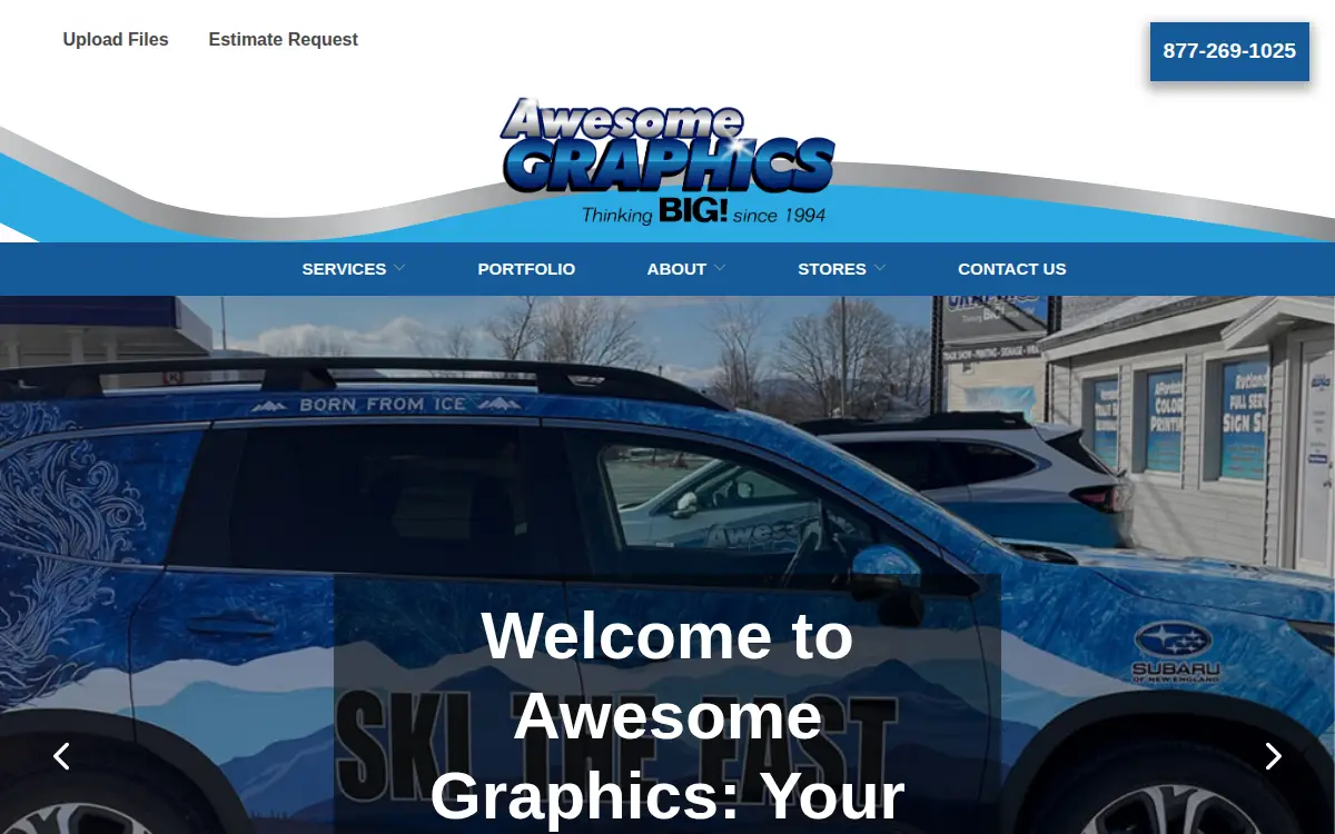 Homepage of Awesome Graphics, INC.