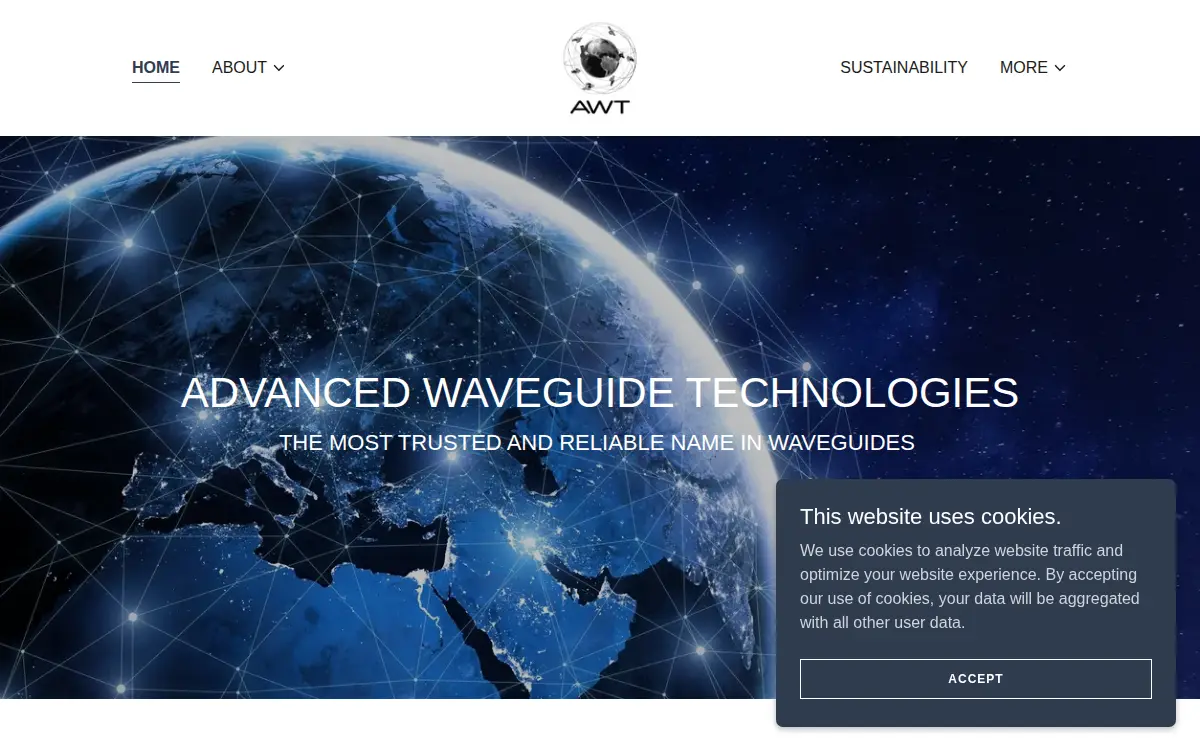 Homepage of Advanced Waveguide Technologies INC