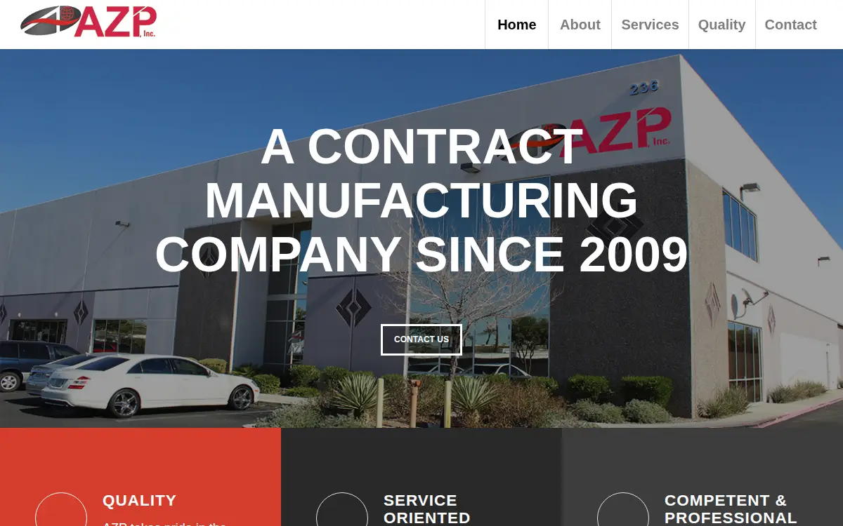 Homepage of Az Prototype INC