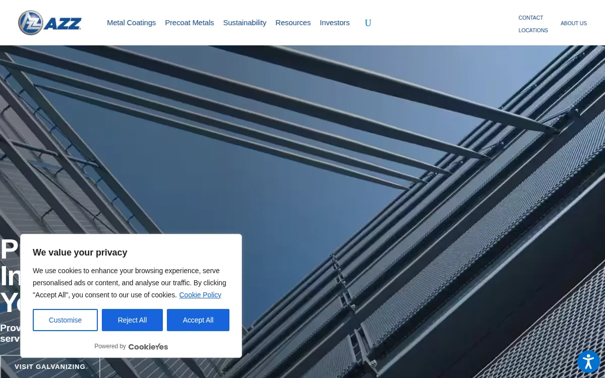 Homepage of Arkgalv, LLC