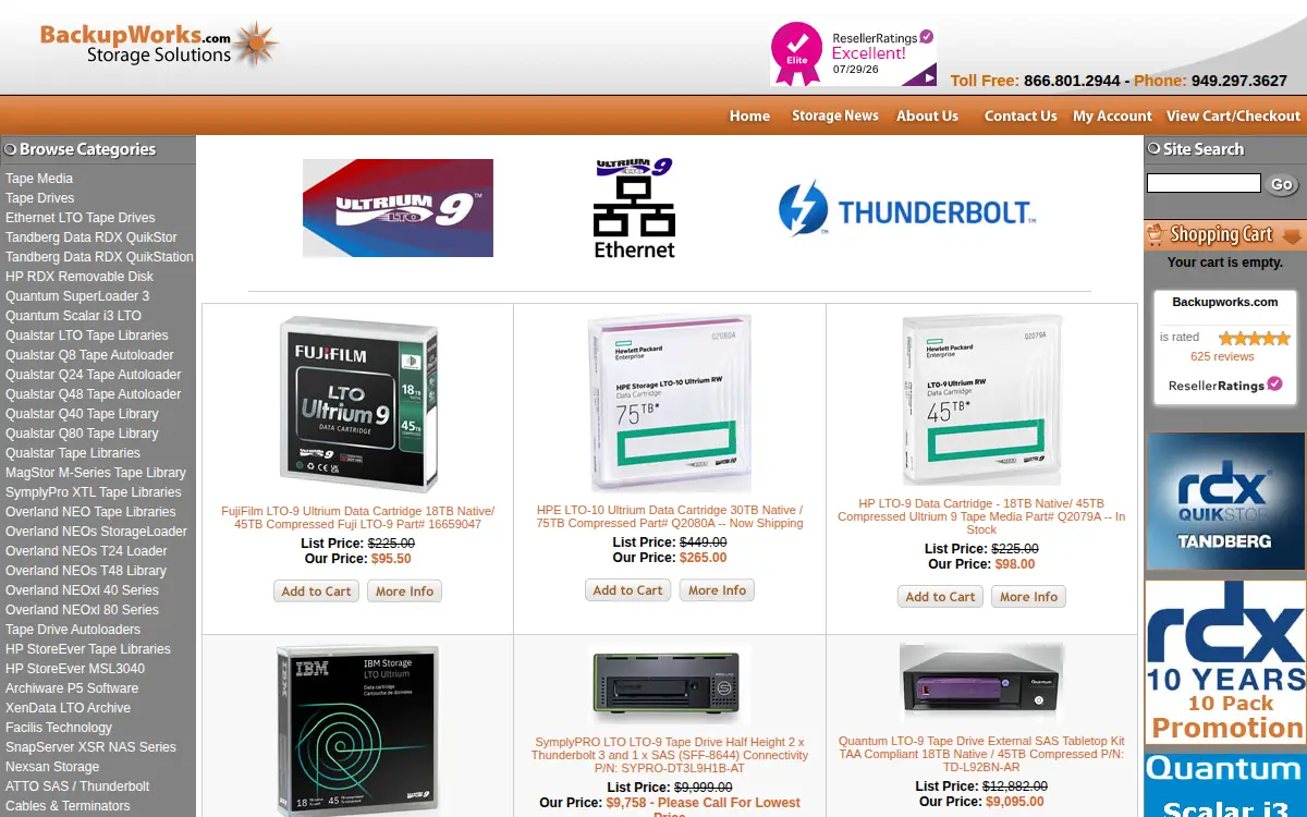 Homepage of Backupworks.com, INC.