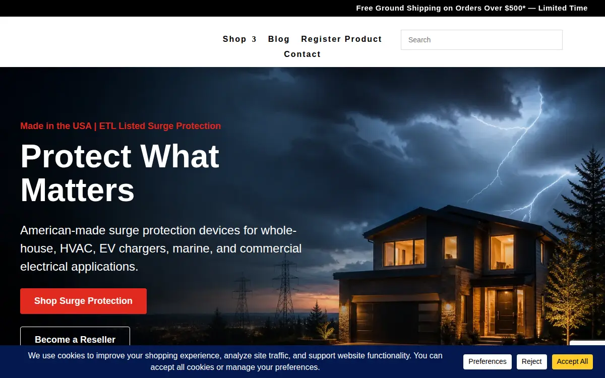 Homepage of Bad Wolf LLC