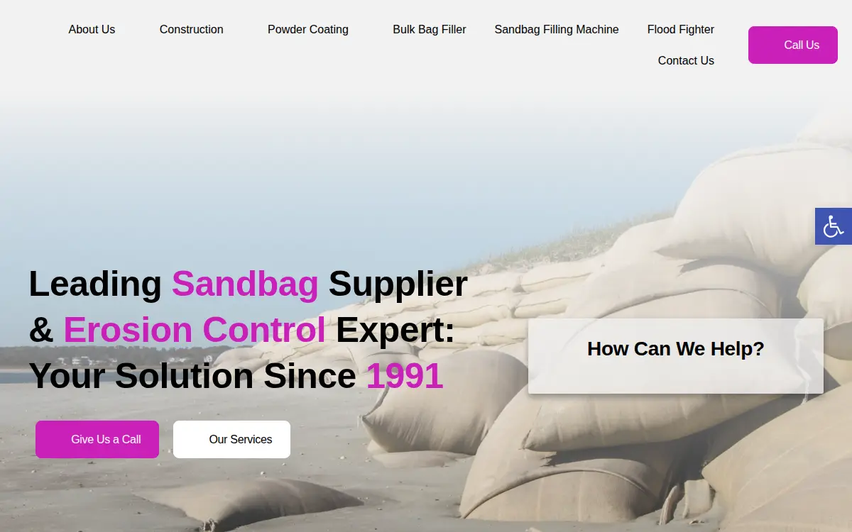 Homepage of The Bag Lady, INC.