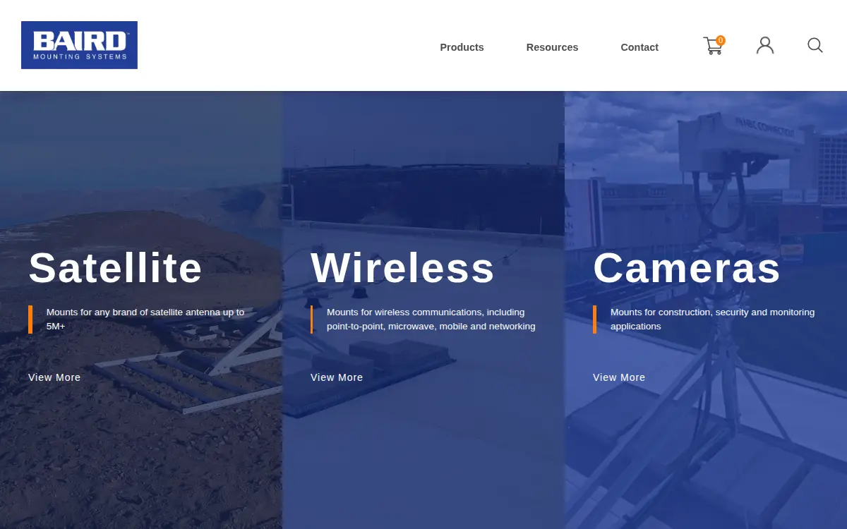 Homepage of Baird Supporting Systems INC
