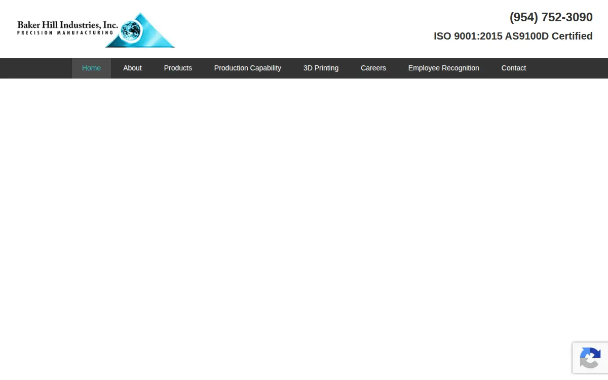 Homepage of Baker-hill Industries INC