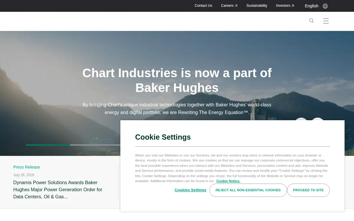 Homepage of Bently Nevada, LLC