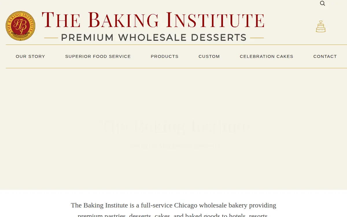 Homepage of The Baking Institute Bakery CO.
