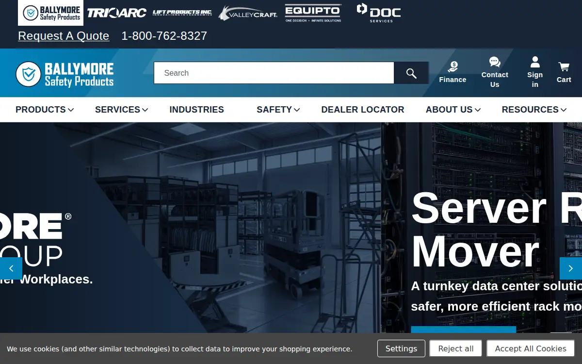 Homepage of Ballymore Company, INC
