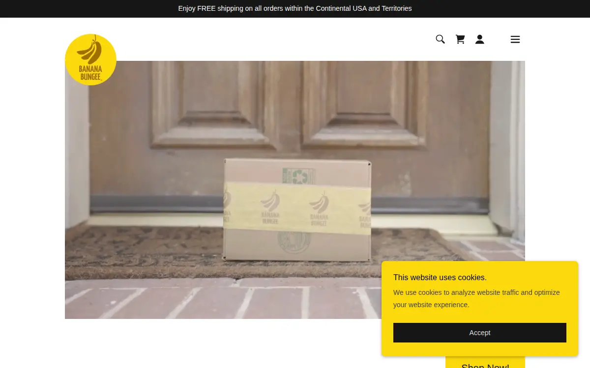 Homepage of The Banana Bungee LLC