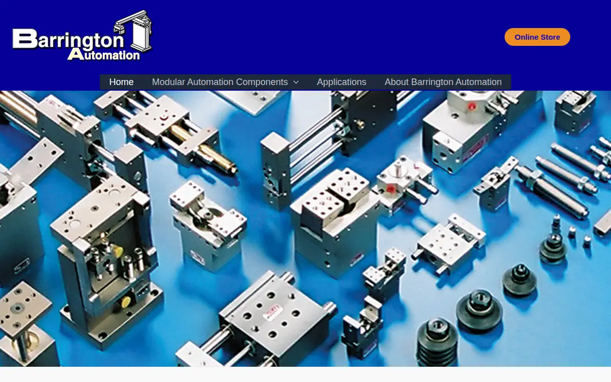 Homepage of Barrington Automation LTD