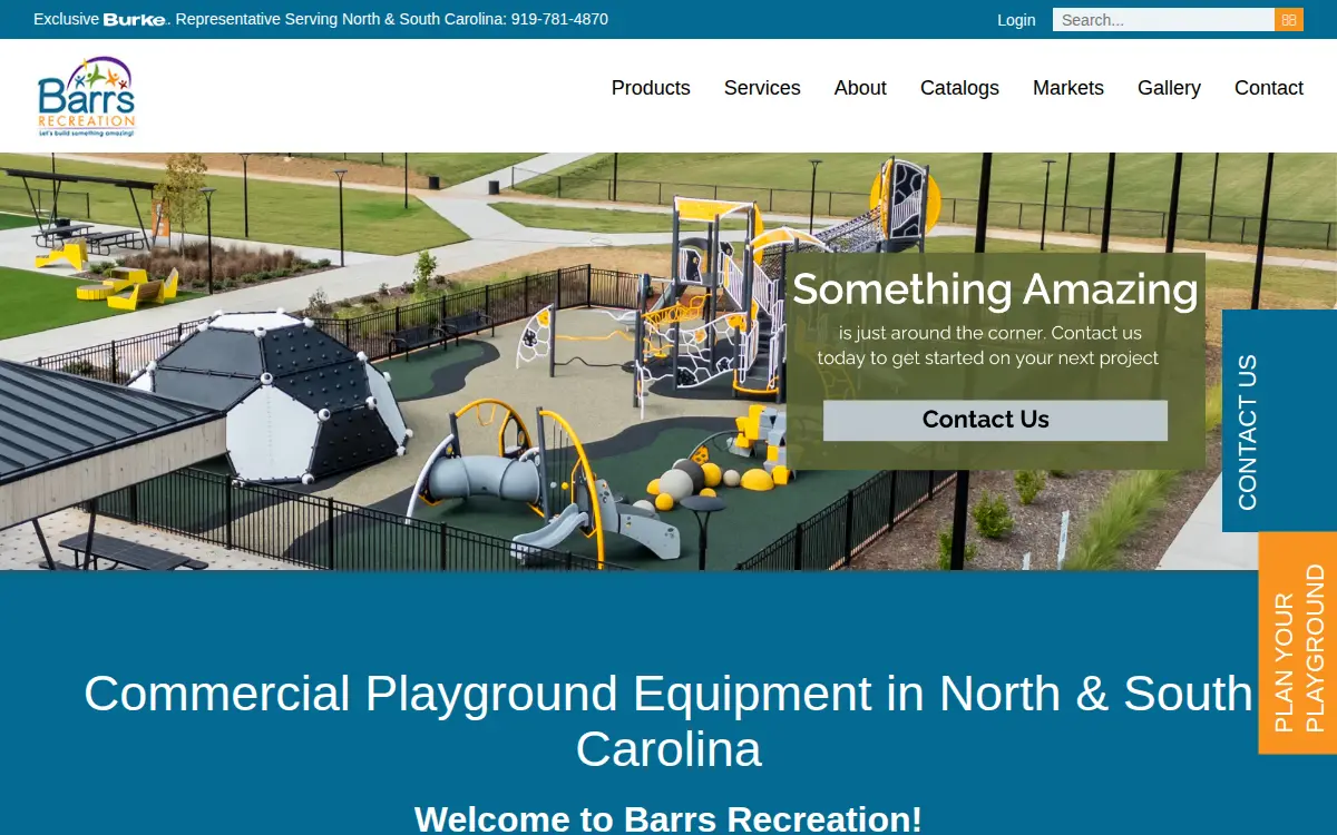 Homepage of Barrs Recreation LLC