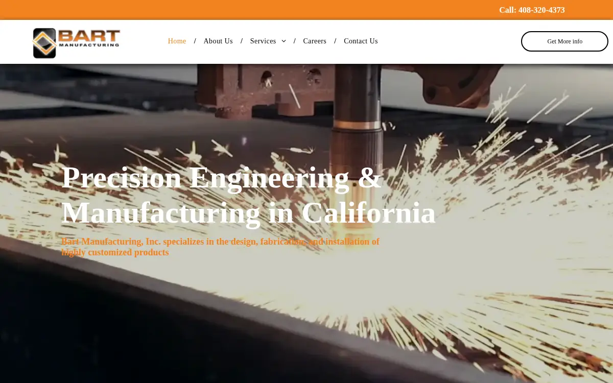 Homepage of Bart Manufacturing, INC