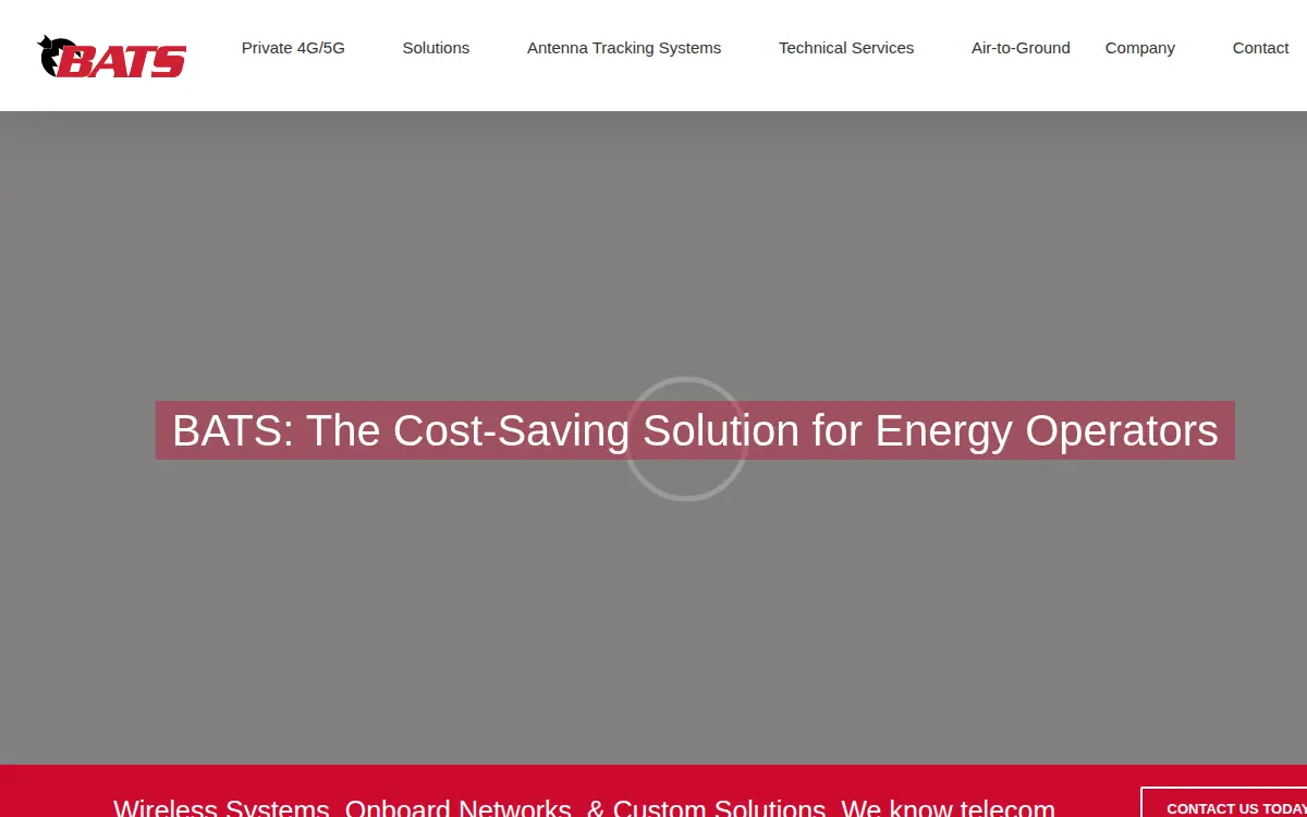 Homepage of Broadband Antenna Tracking Systems INC.