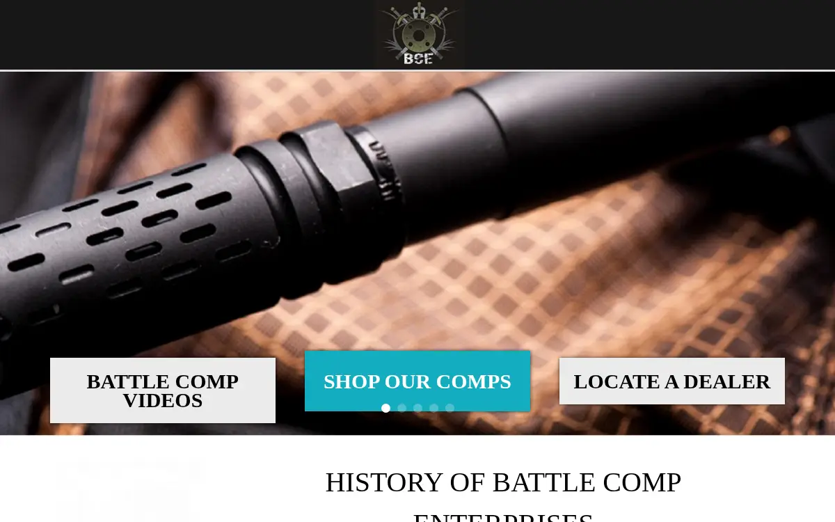 Homepage of Battle Comp Enterprises, LLC