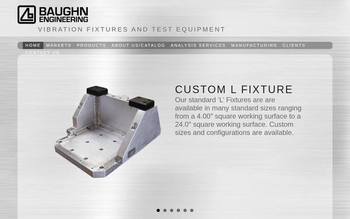 Homepage of Baughn Engineering, INC.