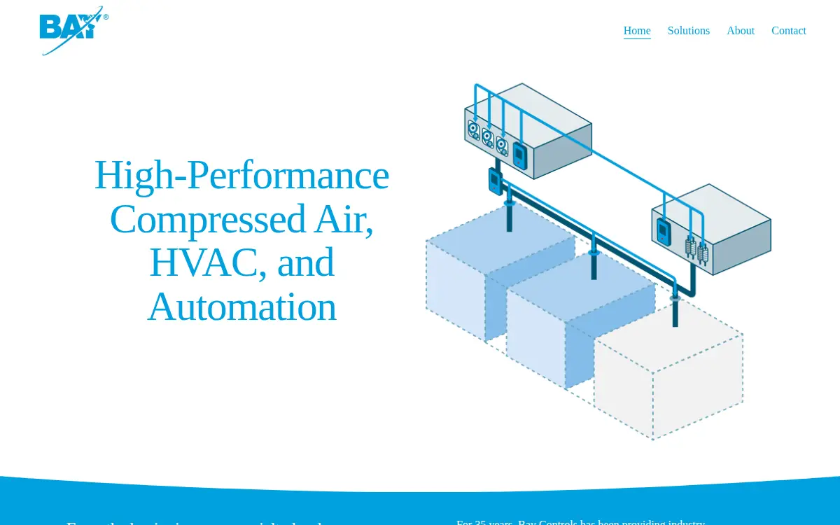 Homepage of Bay Controls LLC