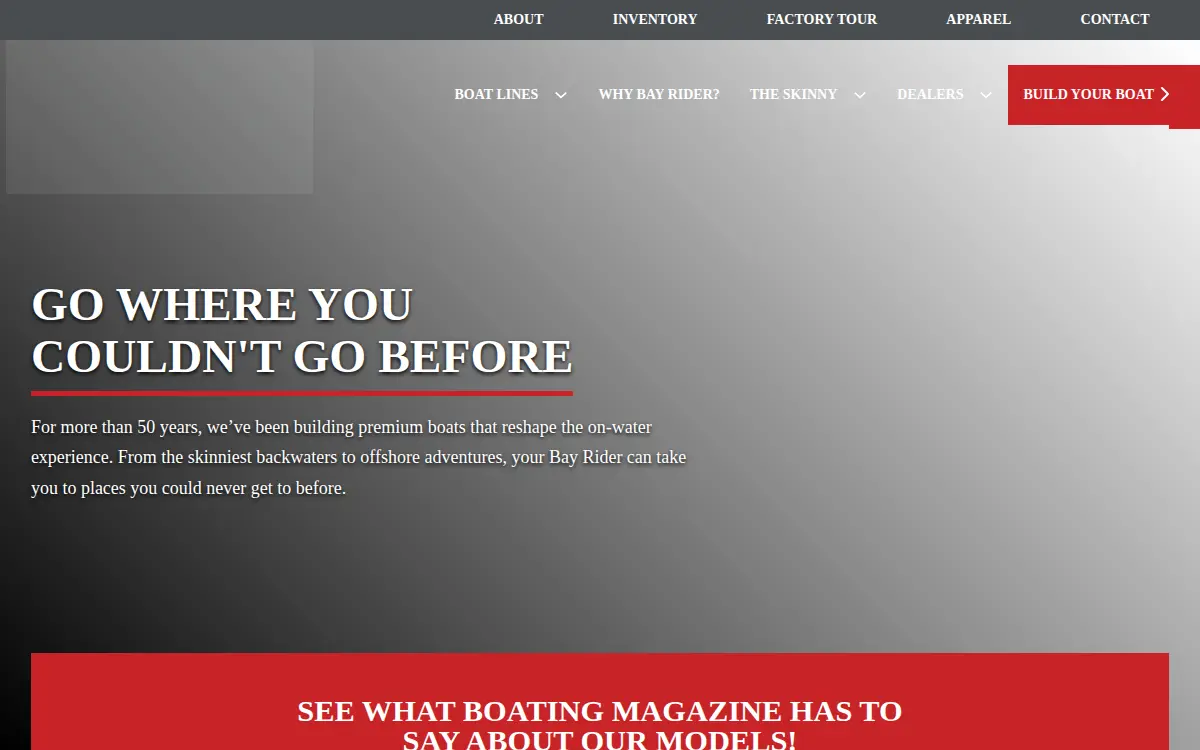 Homepage of Brunson Marine Group LLC