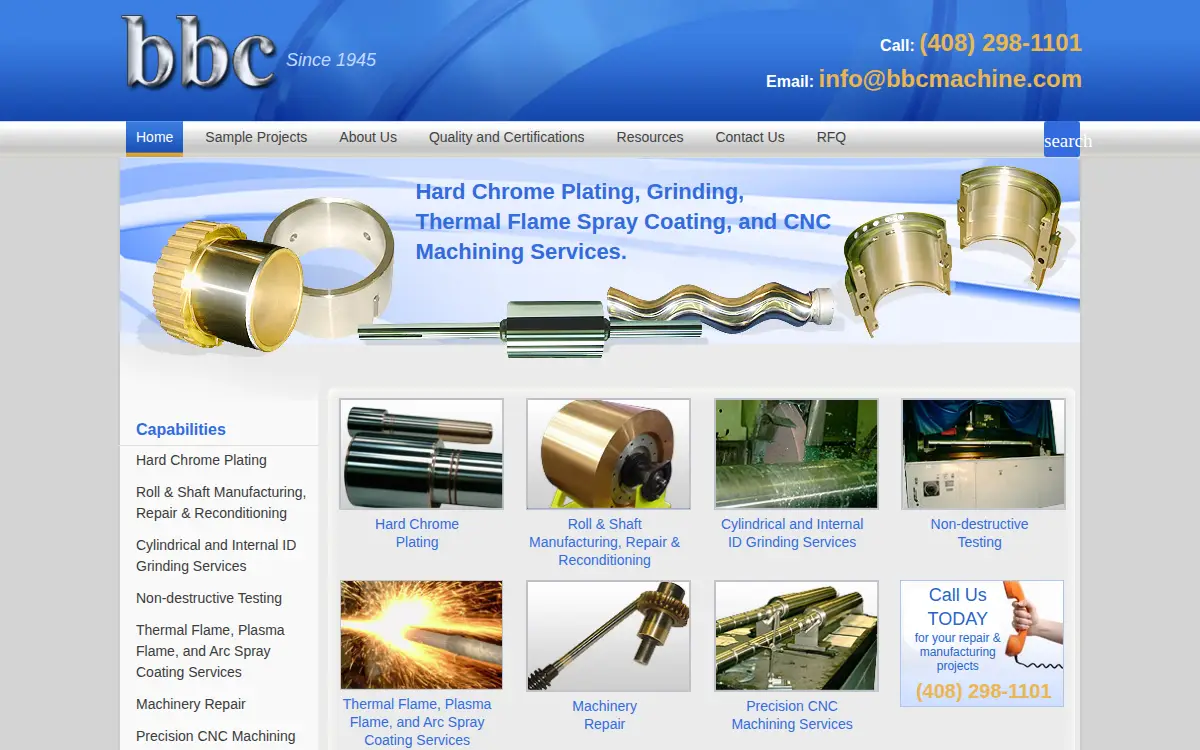 Homepage of Babbitt Bearing CO. INC.