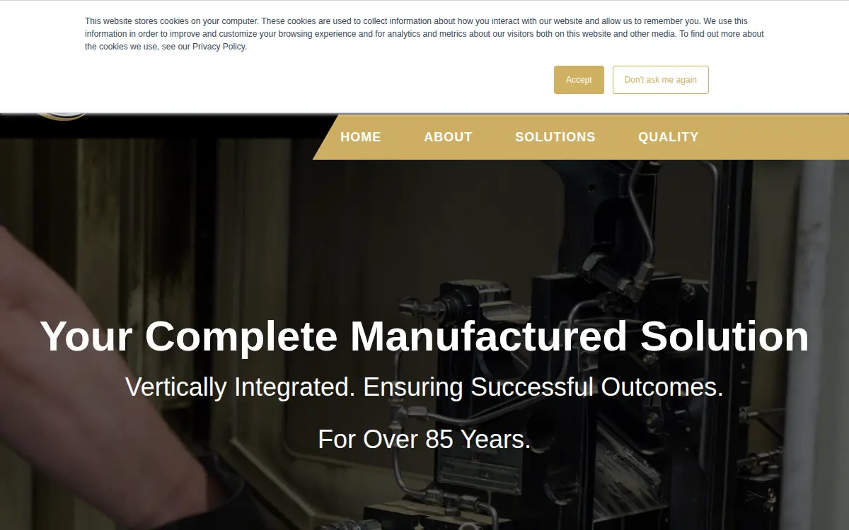 Homepage of Bci Solutions, INC