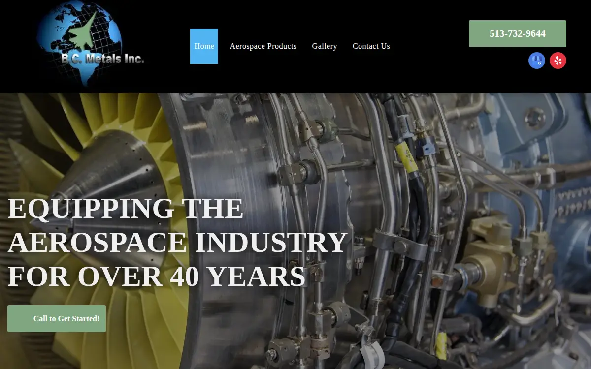 Homepage of B C Metals INC