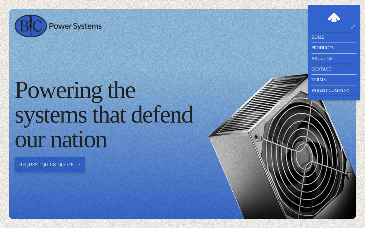 Homepage of B.c. Systems INC.