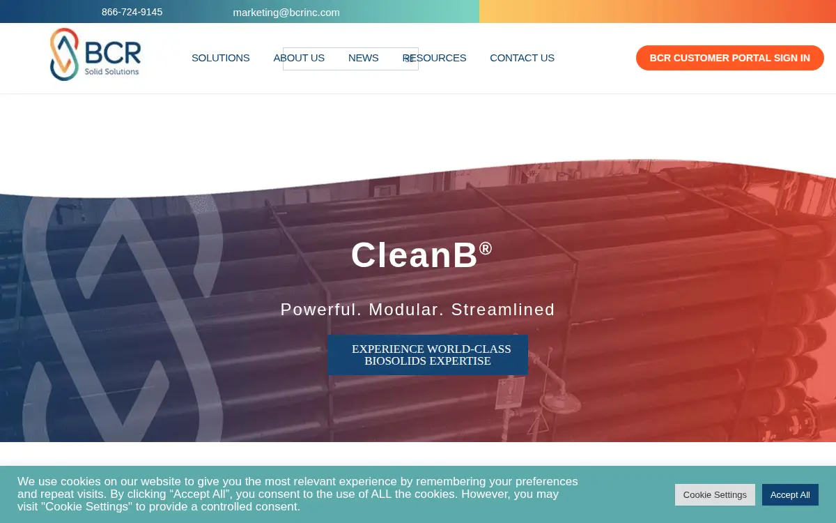 Homepage of Bcr Environmental Corporation