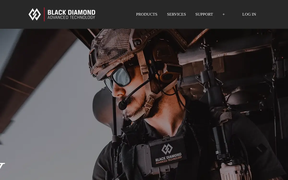 Homepage of Black Diamond Advanced Technology LLC